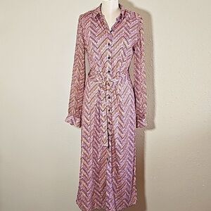 Desoto Chain Print Maxi Dress